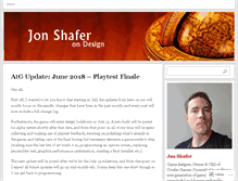 Tablet Screenshot of jonshaferondesign.com